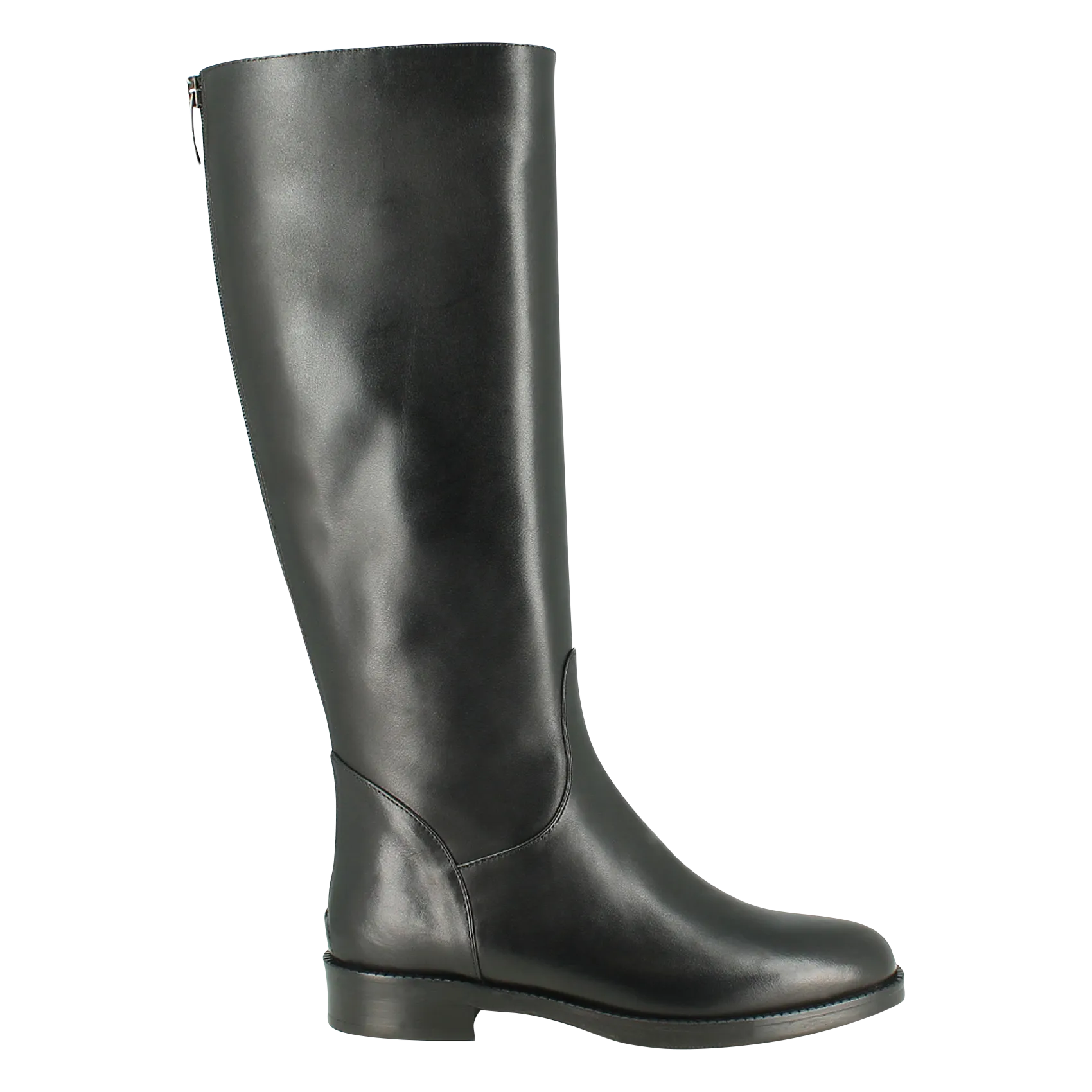 FLEUR  BOTAS ALTAS DE PIEL EN NEGRO