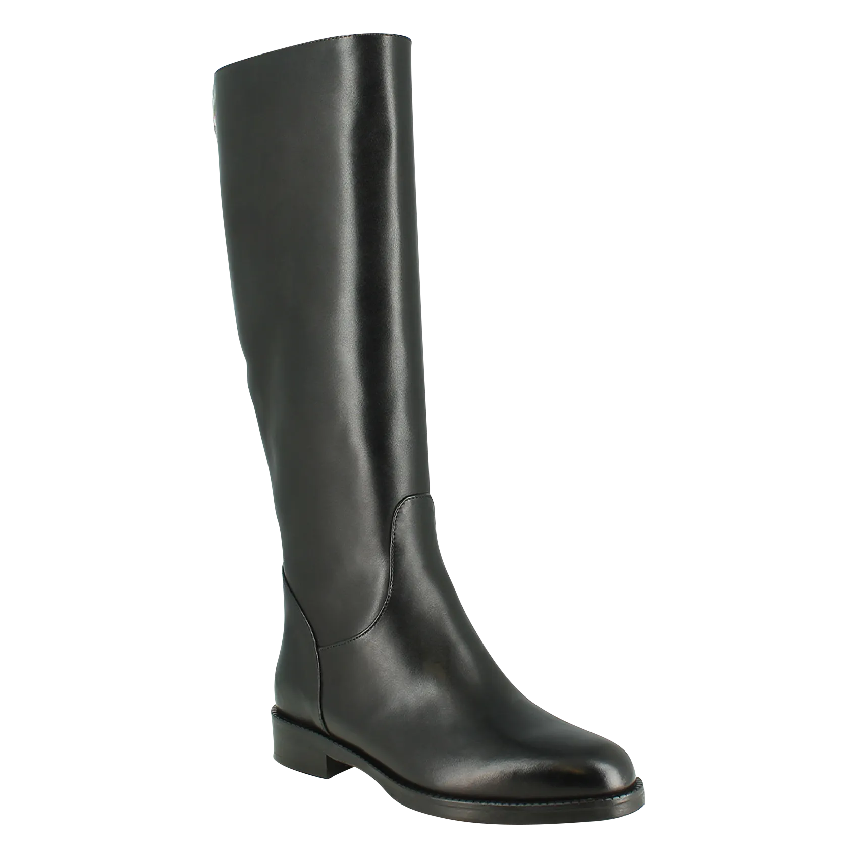 FLEUR  BOTAS ALTAS DE PIEL EN NEGRO