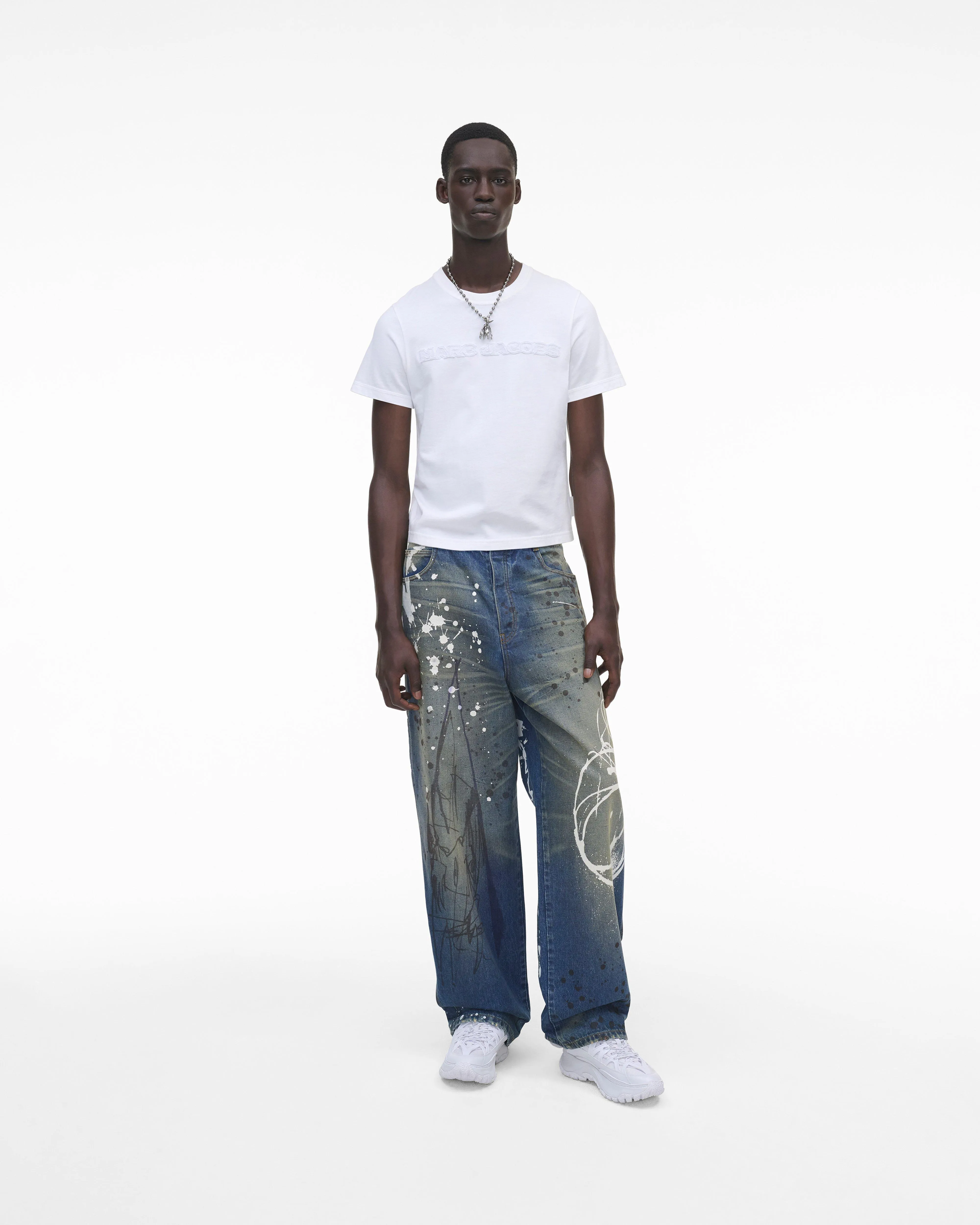 Futura x Marc Jacobs Painted Oversized Jean