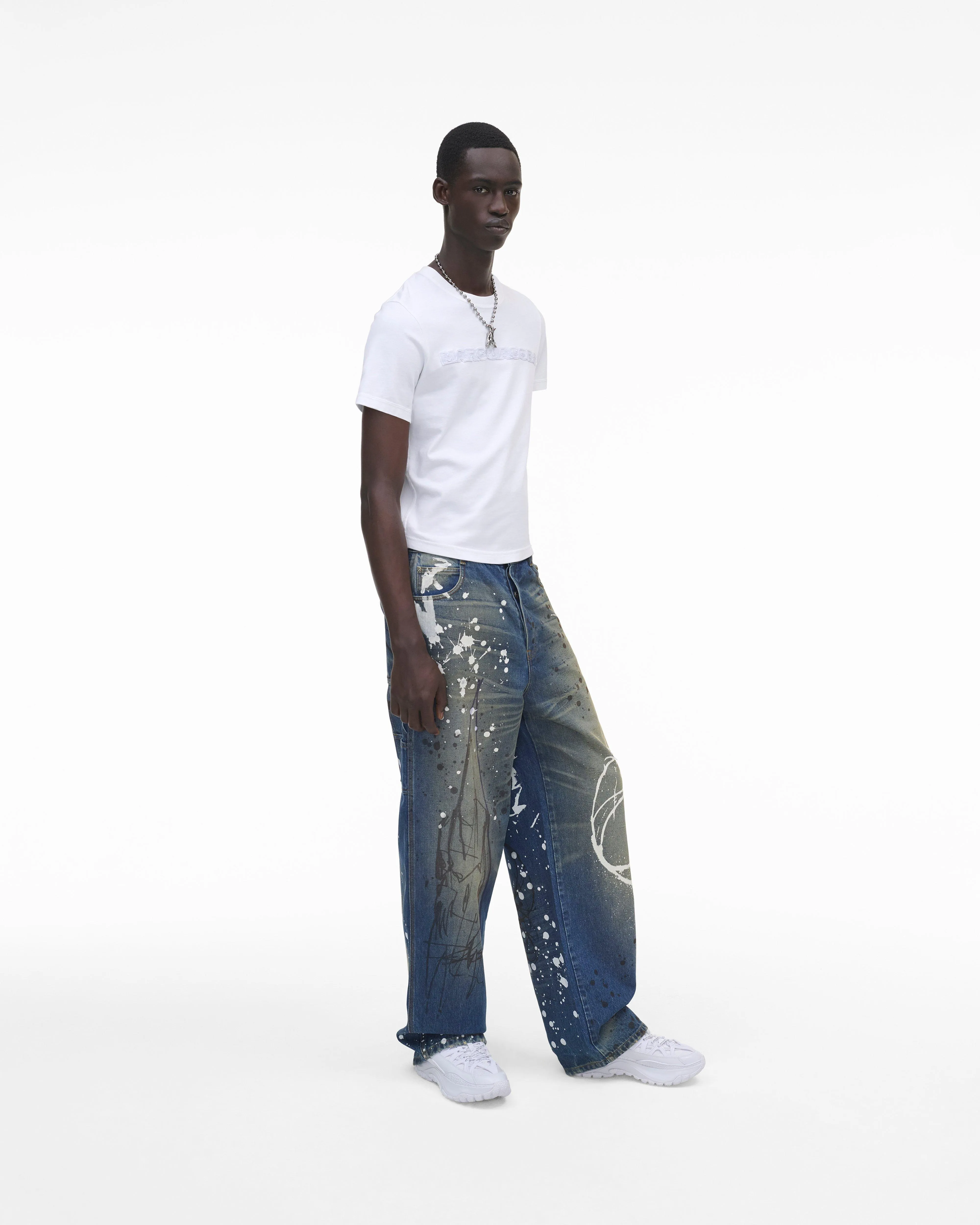 Futura x Marc Jacobs Painted Oversized Jean