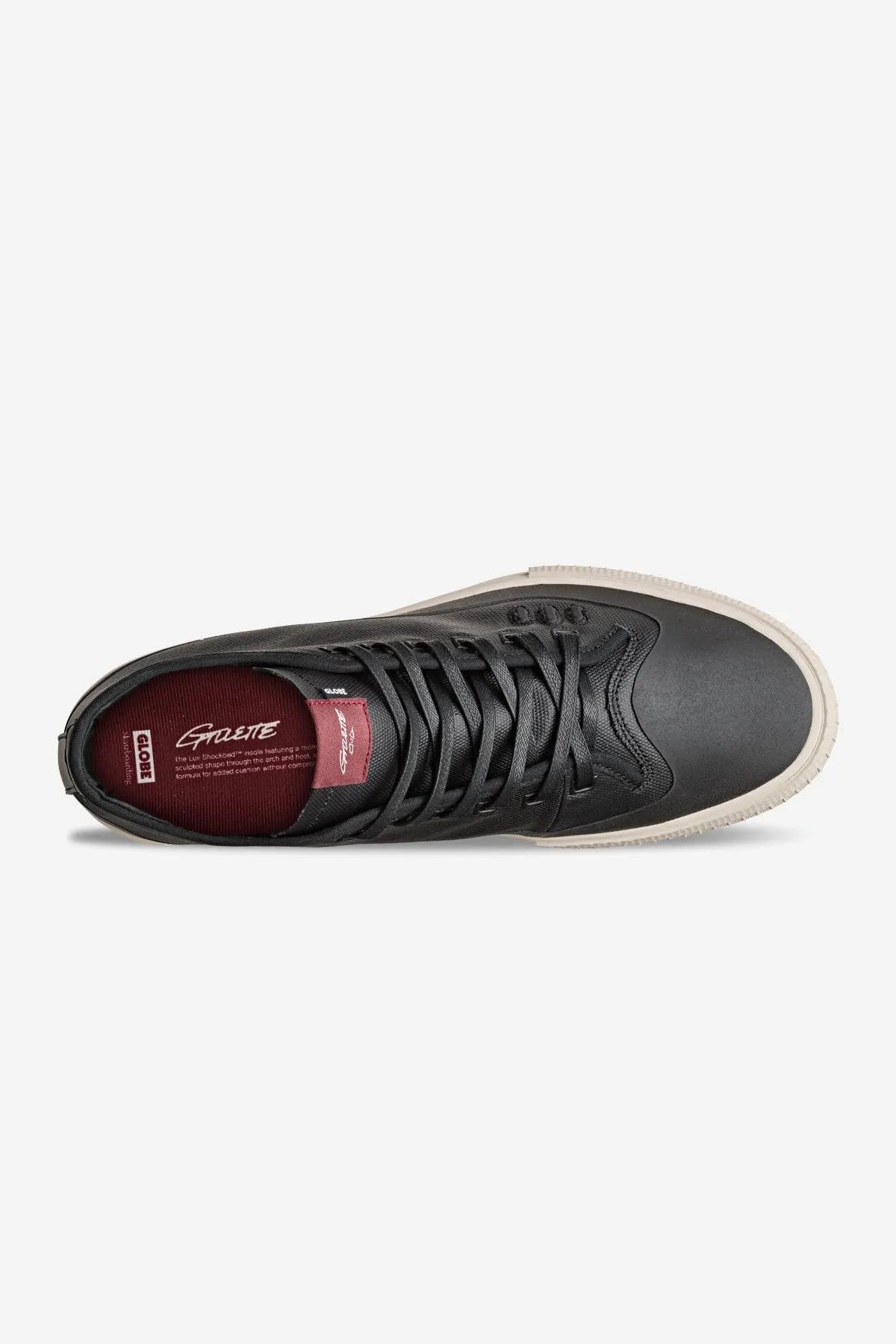 GILLETTE MID  BLACK/CREAM  SKATE SHOES