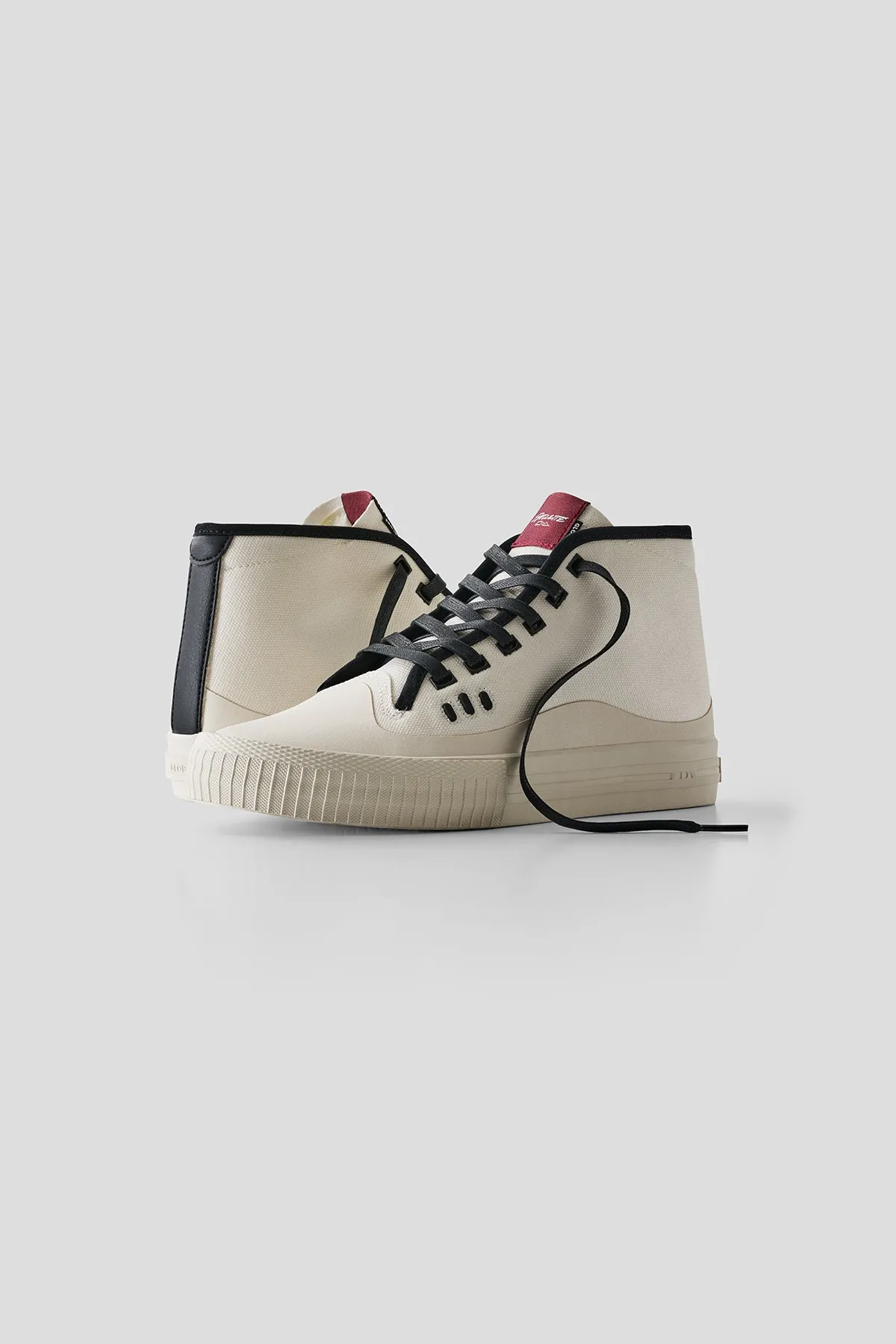 GILLETTE MID  CREAM/BLACK  SKATE SHOES