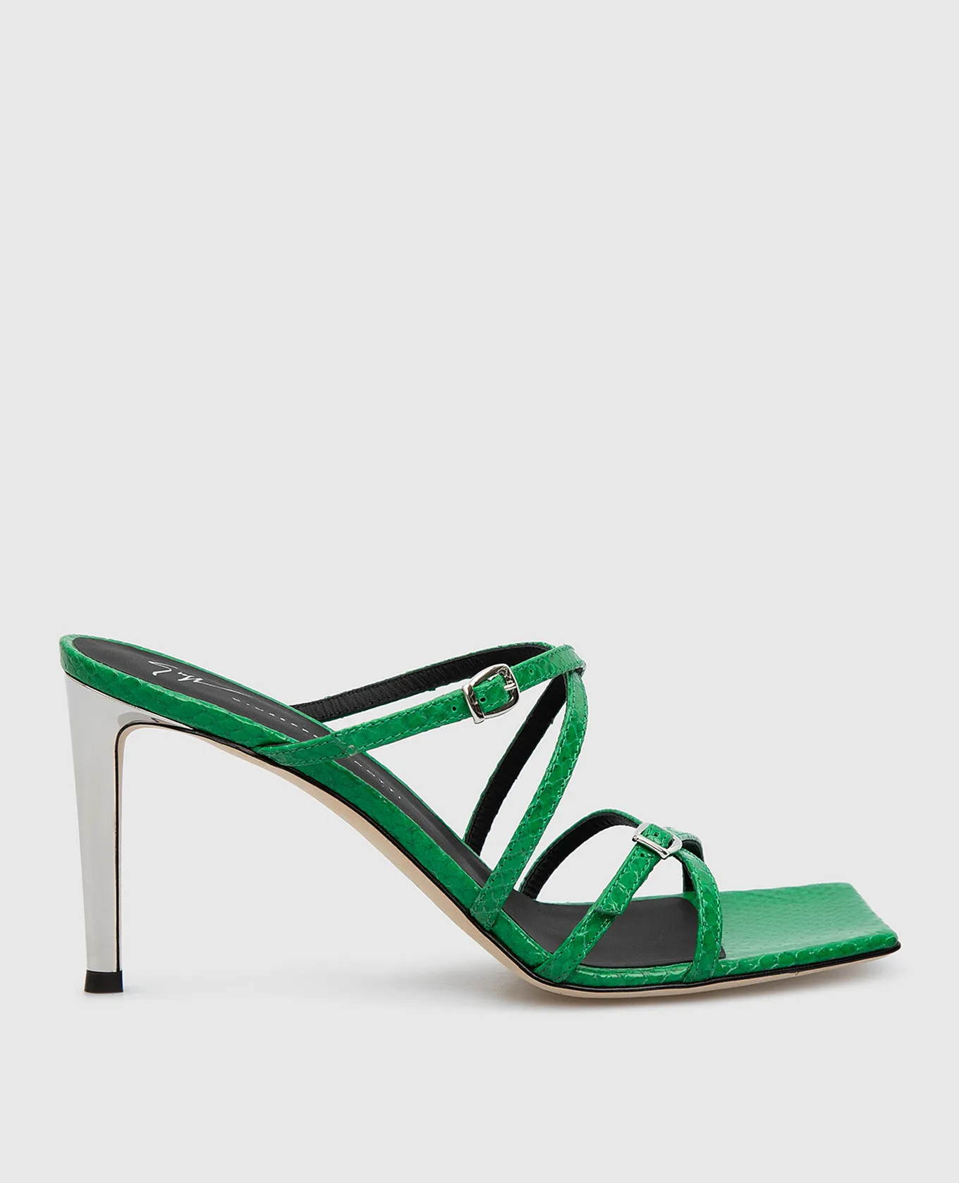 Giuseppe Zanotti Green leather sandals