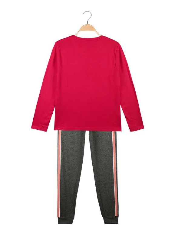 Givova Pijama de algodón cálido para niña