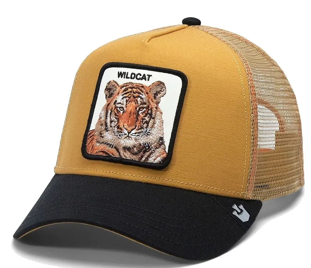 GORRA CON VISERA GOORIN BROS. THE WILDCAT TIGER TRUCKER  MUSTARD