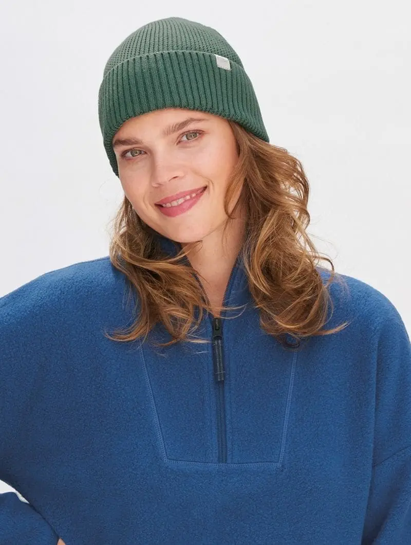 Gorro de punto unisex 100% algodón orgánico