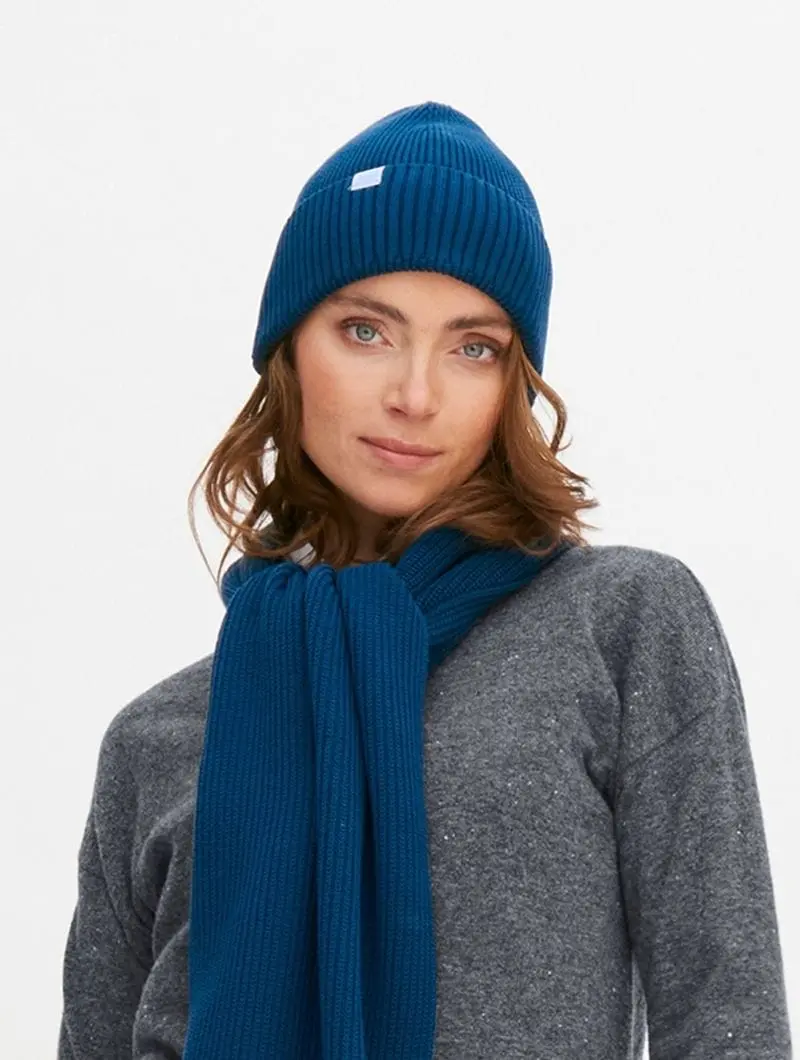 Gorro de punto unisex 100% algodón orgánico