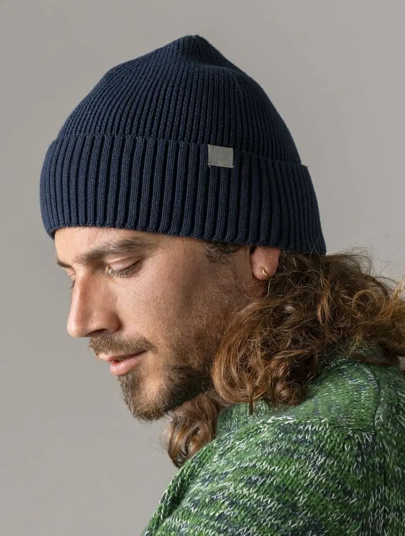 Gorro de punto unisex 100% algodón orgánico
