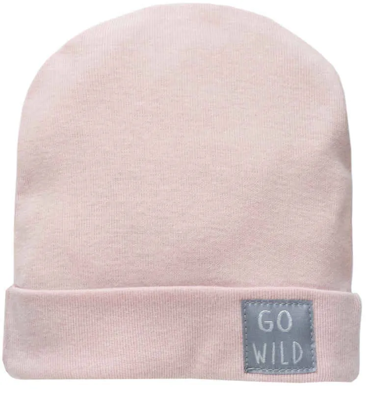 Gorro rosa de bebé colección Wild Animals