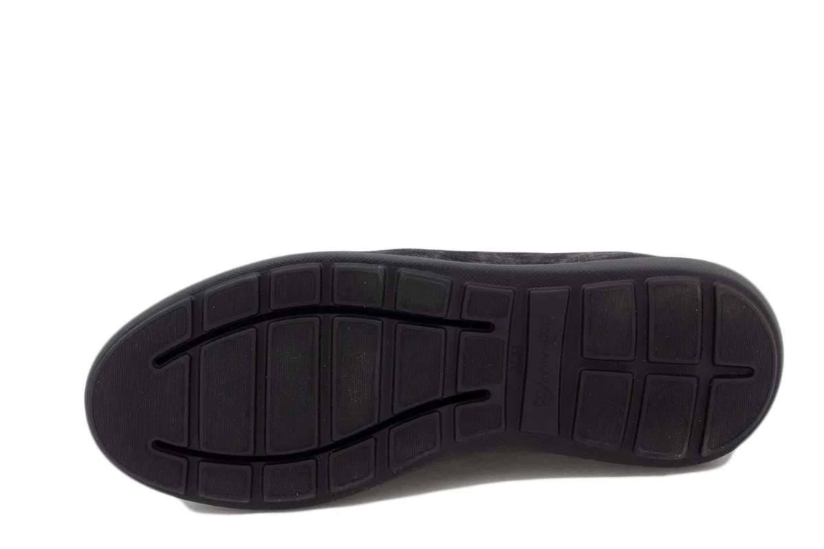 GREY PRINT LACEUP SHOE