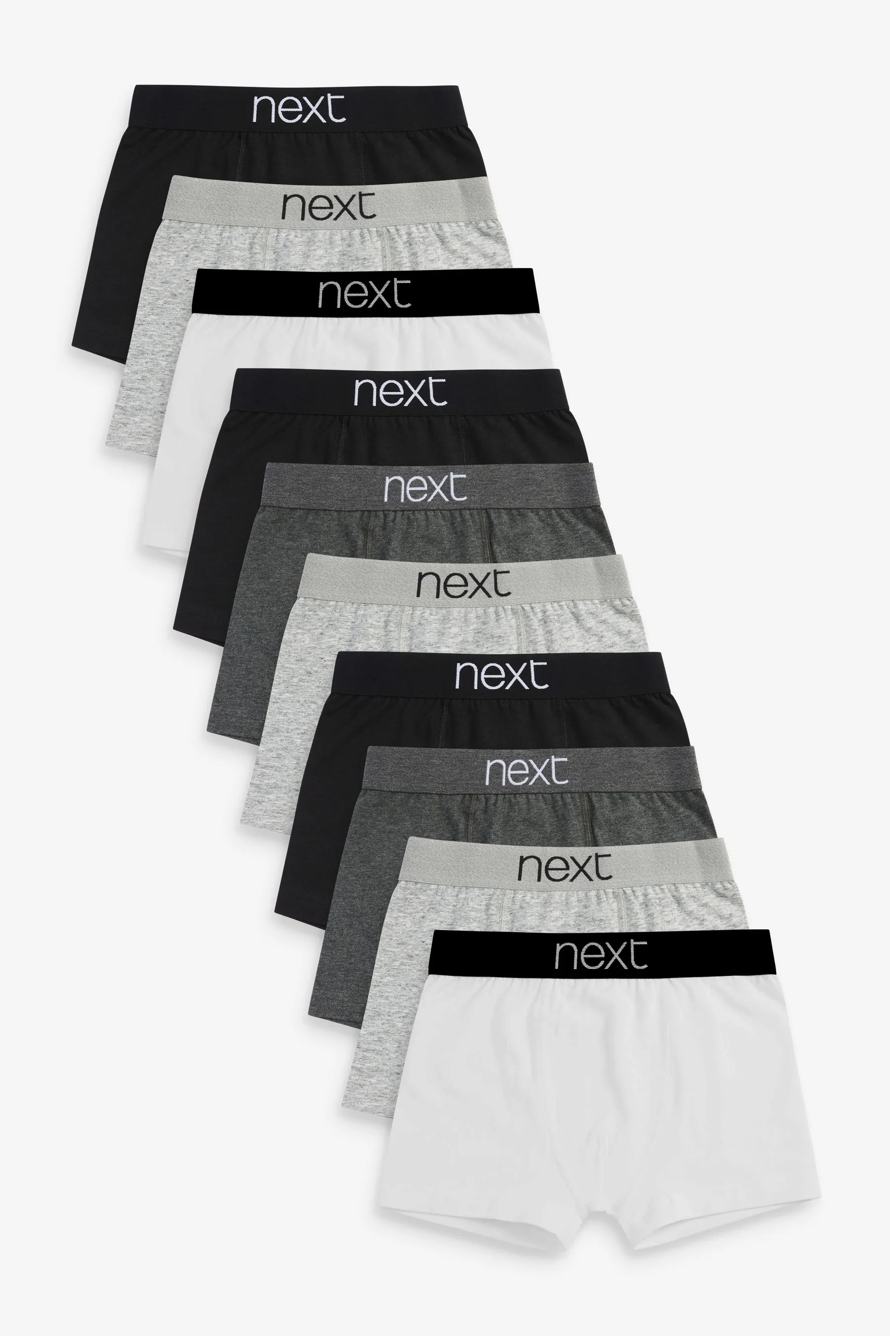 GRIS/NEGRO/BLANCO  PACK DE 10 CALZONCILLOS (216AñOS)
