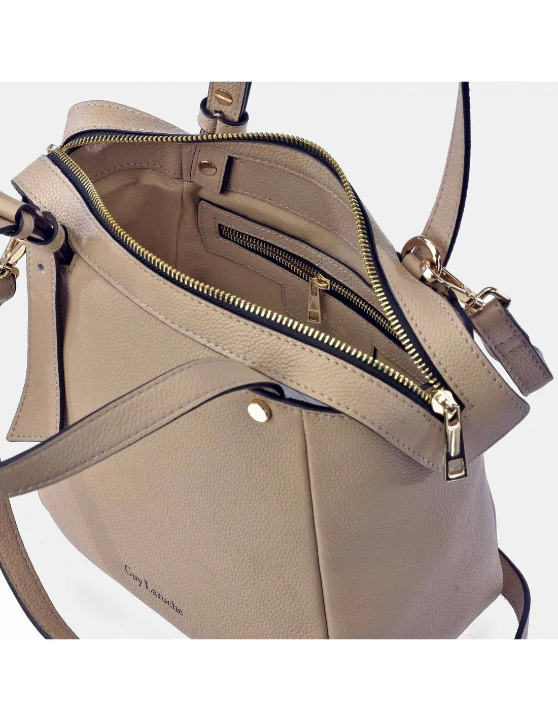 GUY LAROCHE Bolso de mano con bandolera en piel para mujer