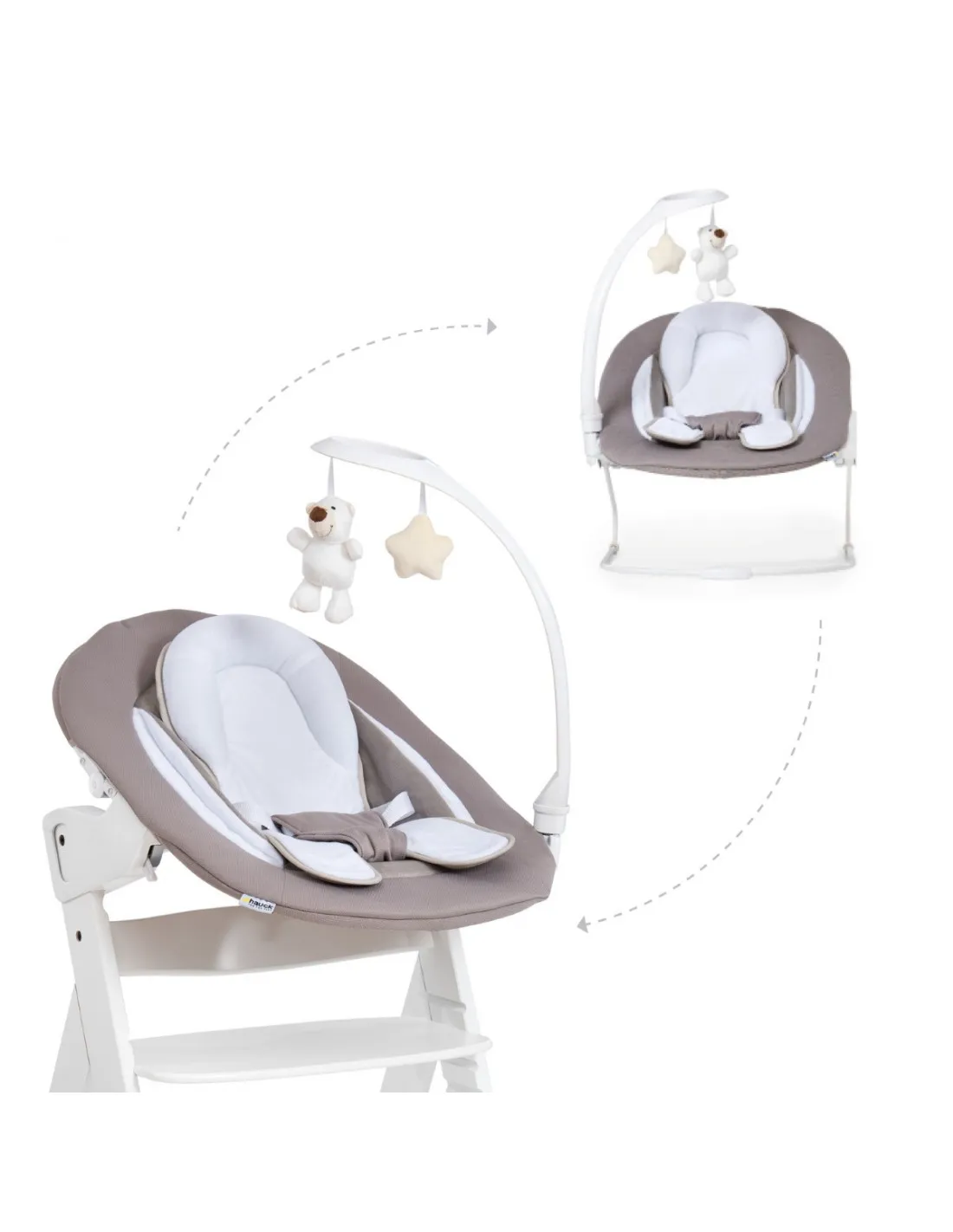 Hamaca bebé Hauck alpha bouncer deluxe sand