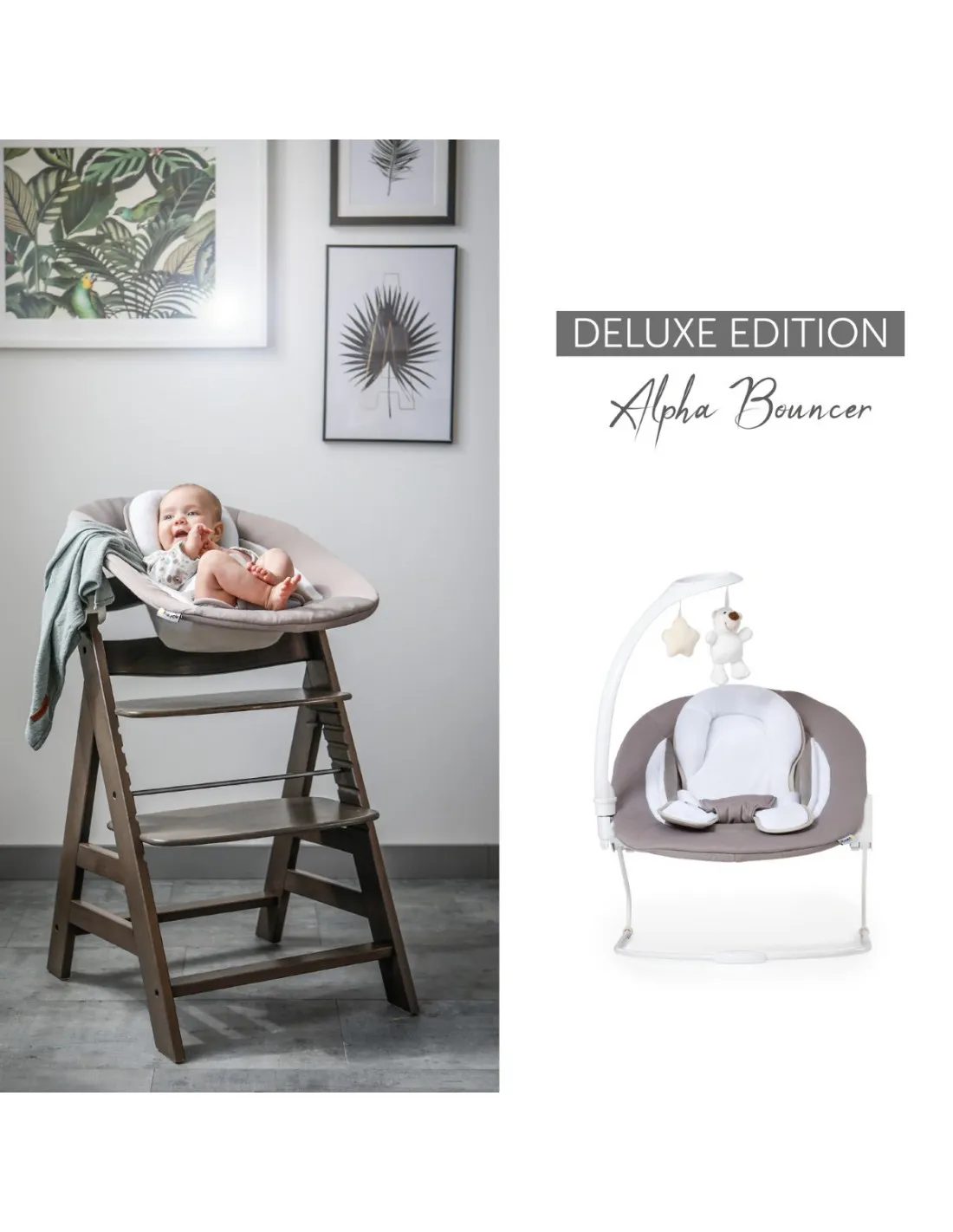 Hamaca bebé Hauck alpha bouncer deluxe sand