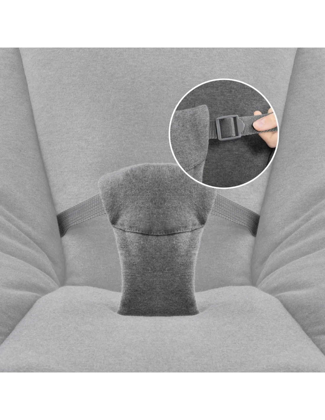 Hamaca bebé Hauck alpha bouncer premium jersey charcoal