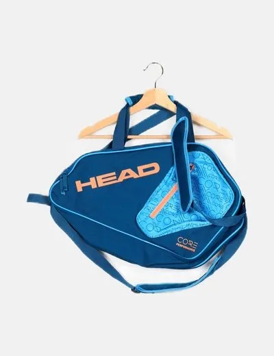 HEAD Mochila azul detalle logo