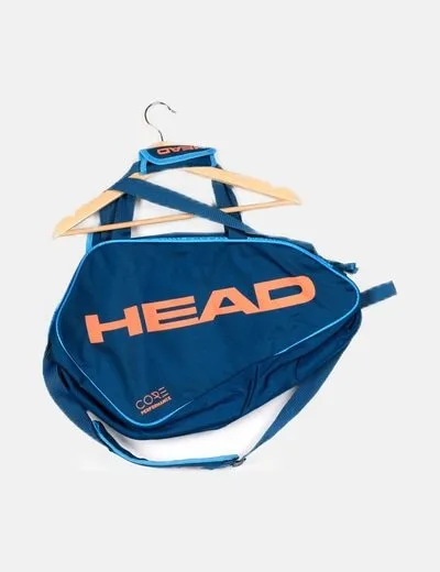 HEAD Mochila azul detalle logo