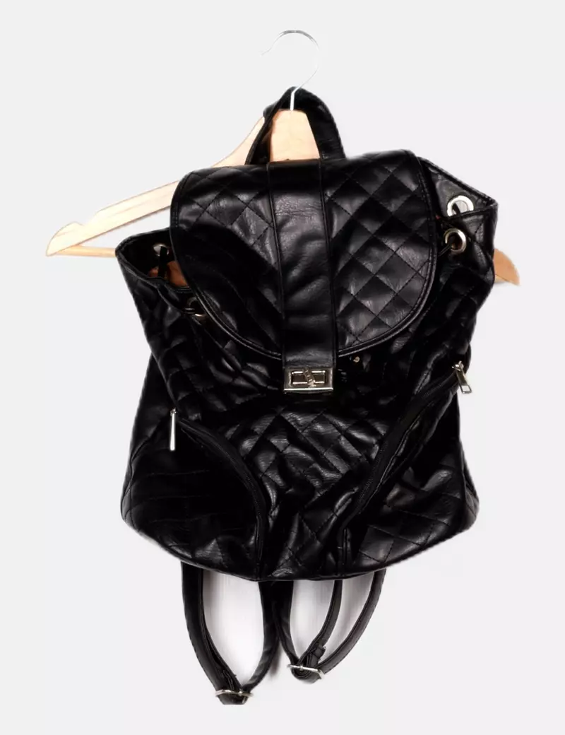 Herbosa Mochila negra casual