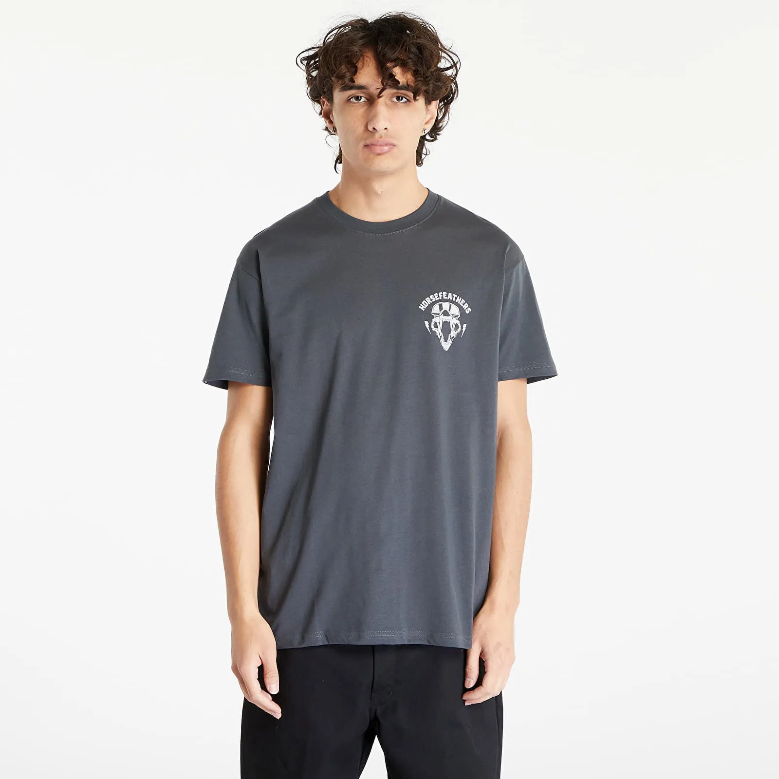 HORSEFEATHERS BEAR SKULL TSHIRT