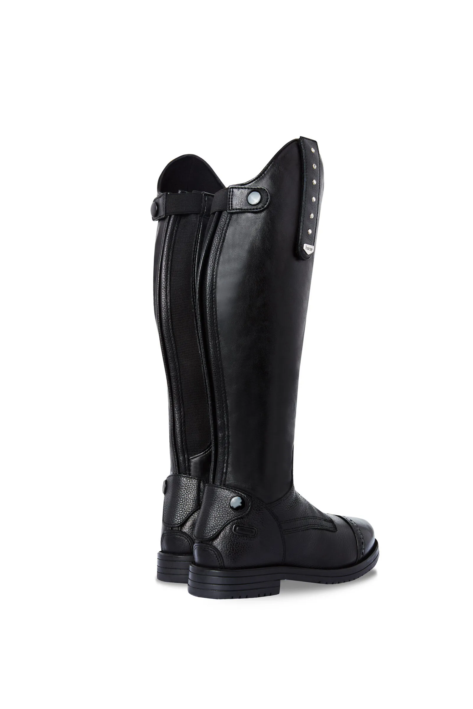 Horze Botas Altas de Equitación con Cristales para Niños Horze Portland