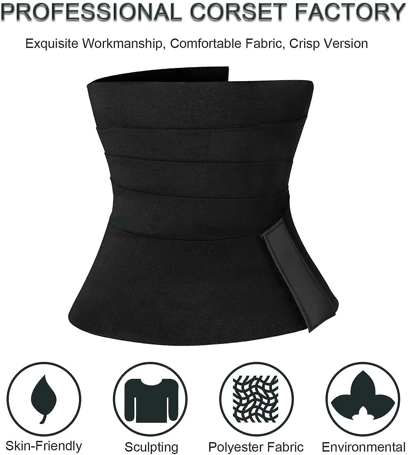 Invisible Women's Body Shaping Tummy Beltdle Wrap Cintura Soporte lumbar