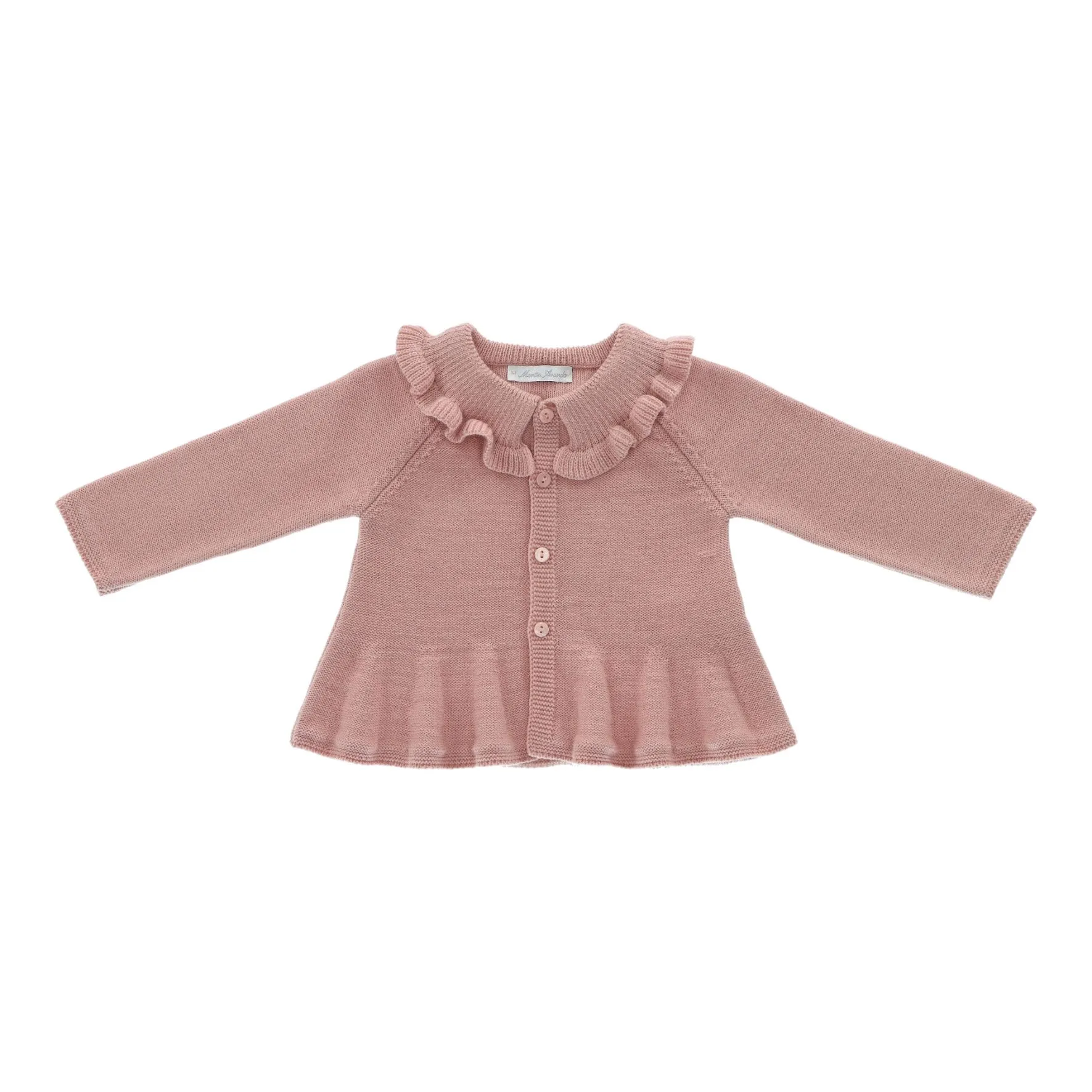 Jacket for girls in powder pink.