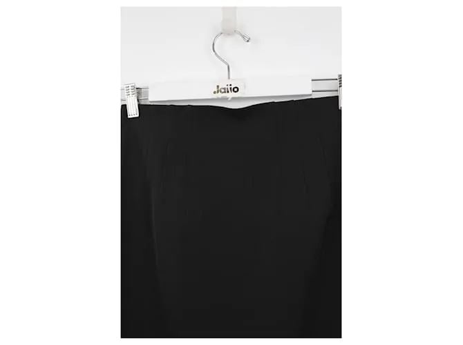 Jean Paul Gaultier falda de lana Negro 