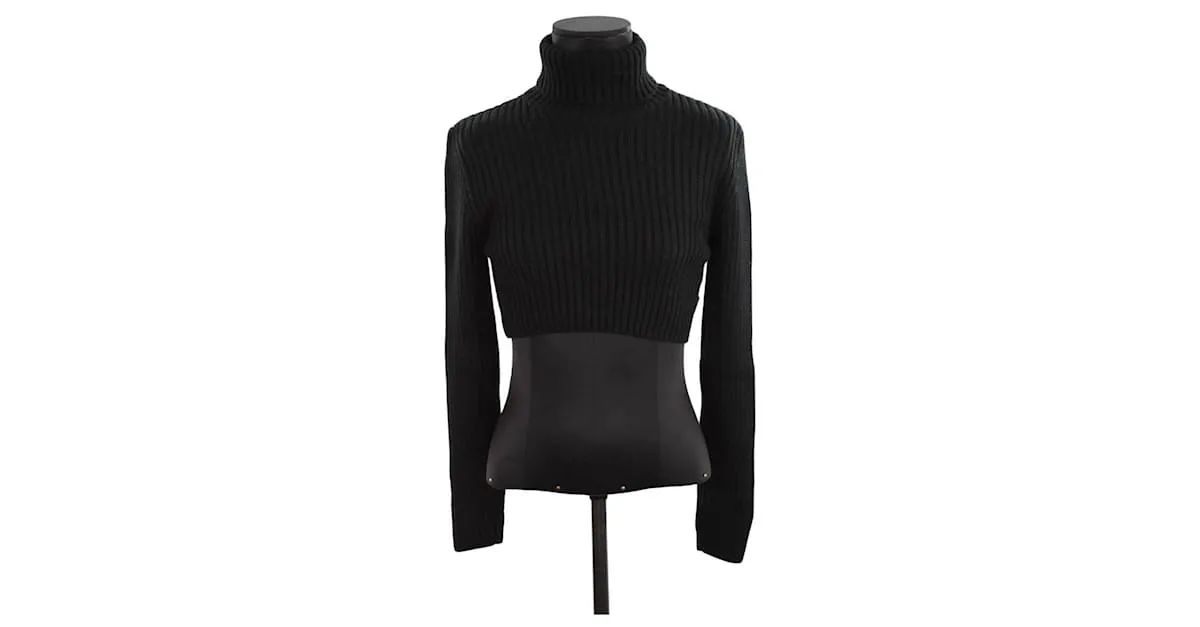 Jean Paul Gaultier Sueter de lana Negro 
