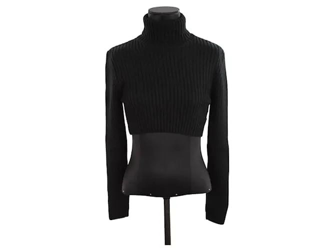 Jean Paul Gaultier Sueter de lana Negro 