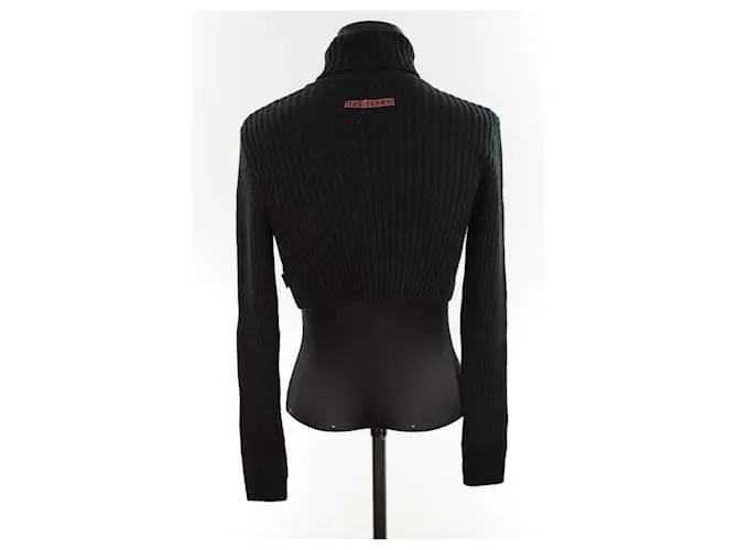Jean Paul Gaultier Sueter de lana Negro 