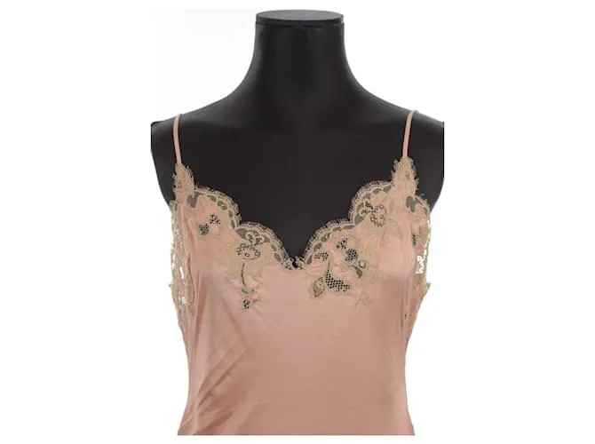Jean Paul Gaultier Vestido de lana Rosa 