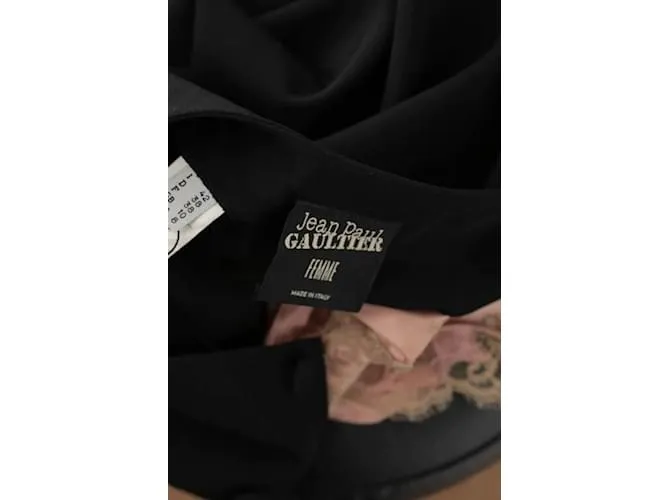 Jean Paul Gaultier Vestido de lana Rosa 