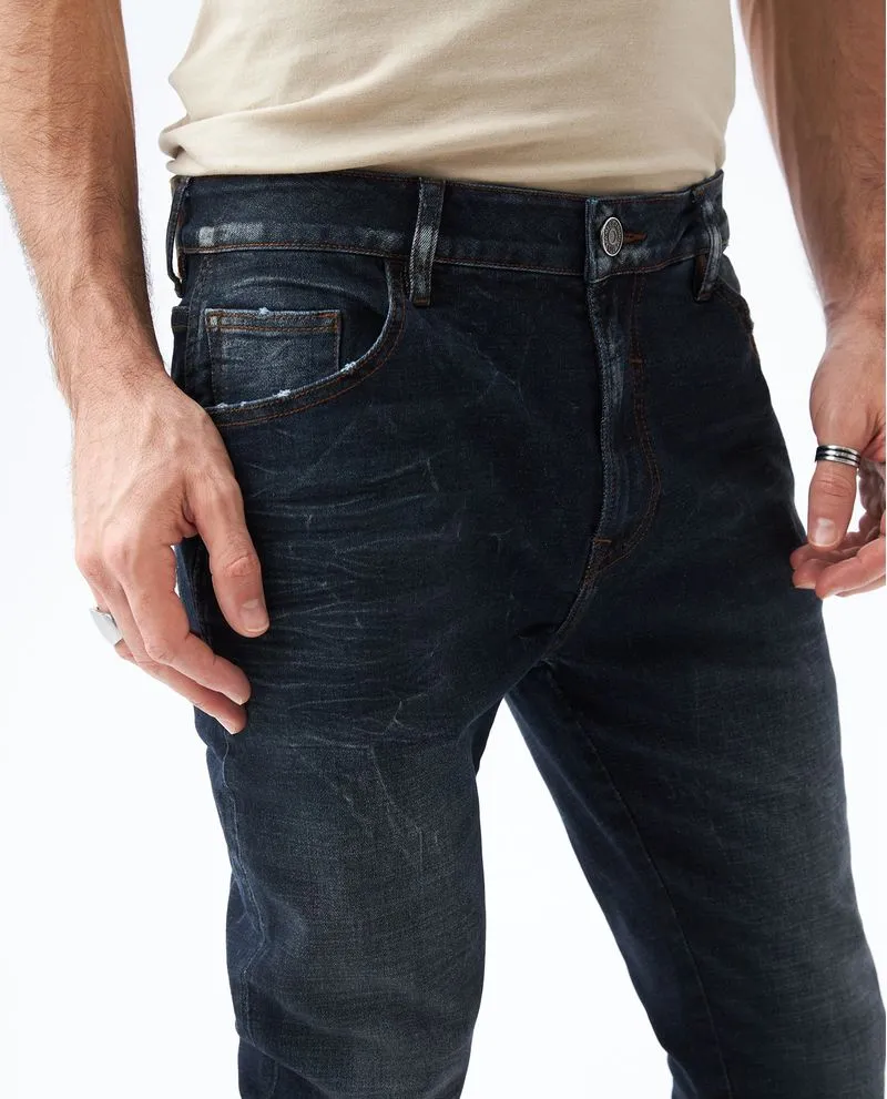 Jean Skinny oscuro para hombre