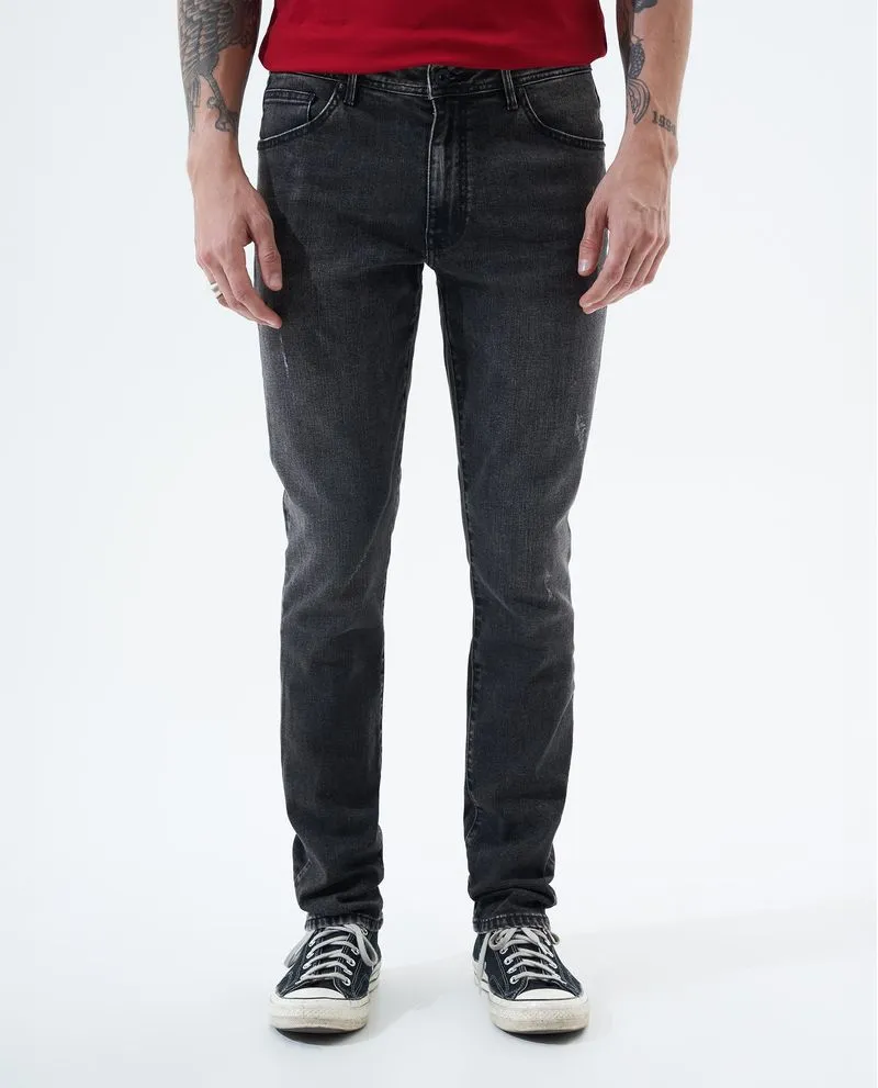 Jean Slim fit tono gris para hombre