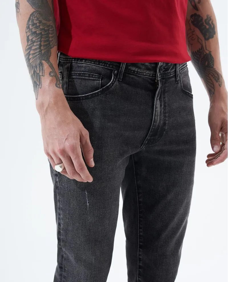 Jean Slim fit tono gris para hombre