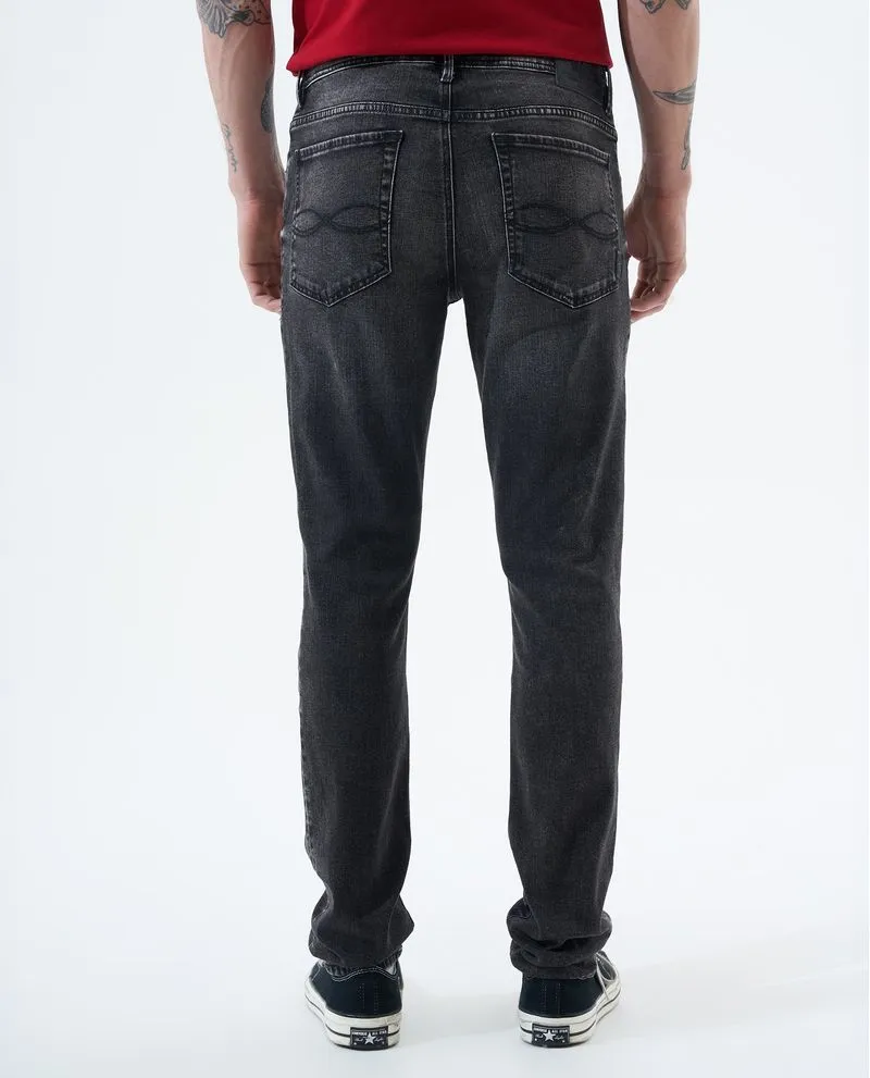 Jean Slim fit tono gris para hombre