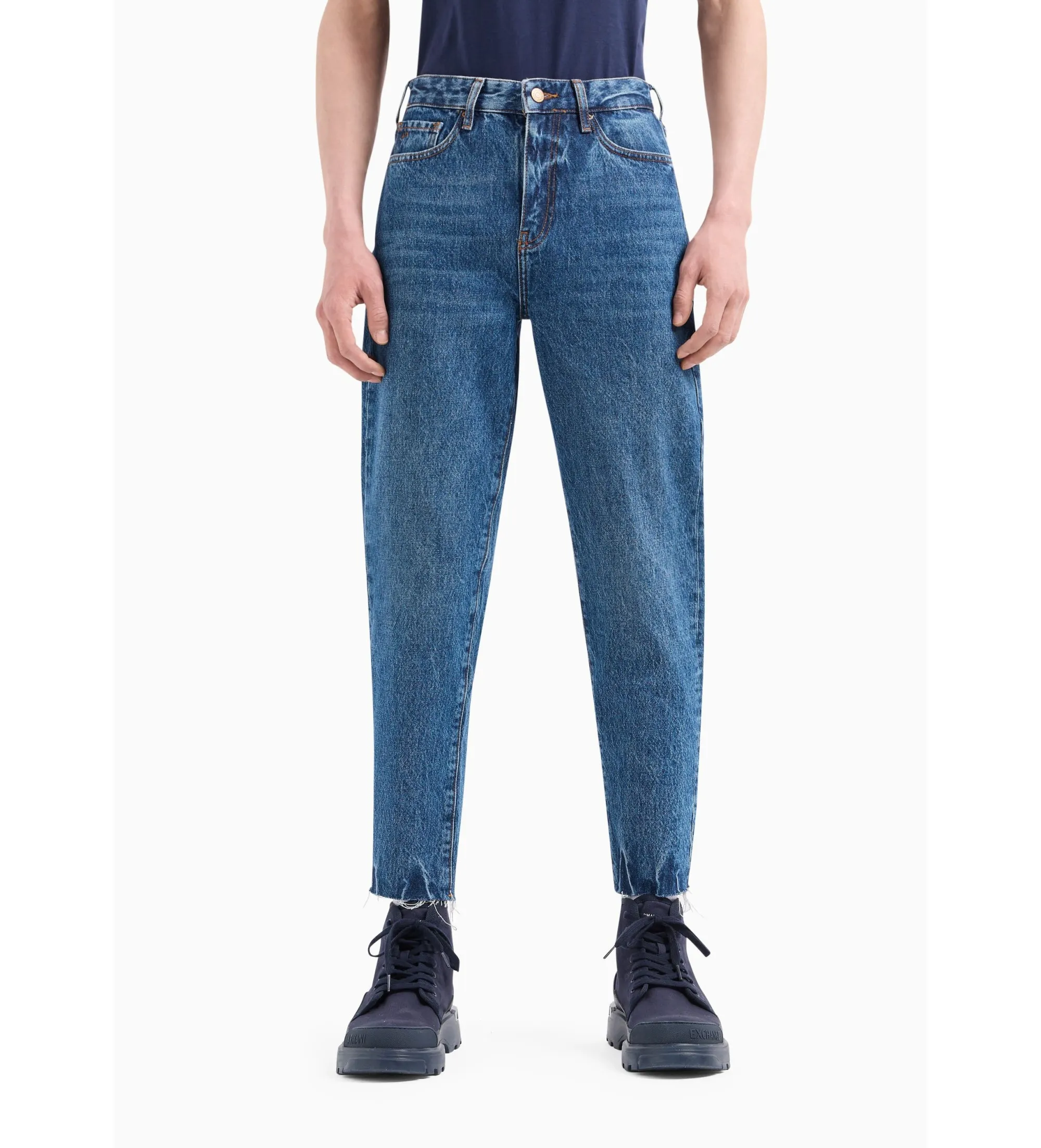 Jeans 5 tasche azul oscuro