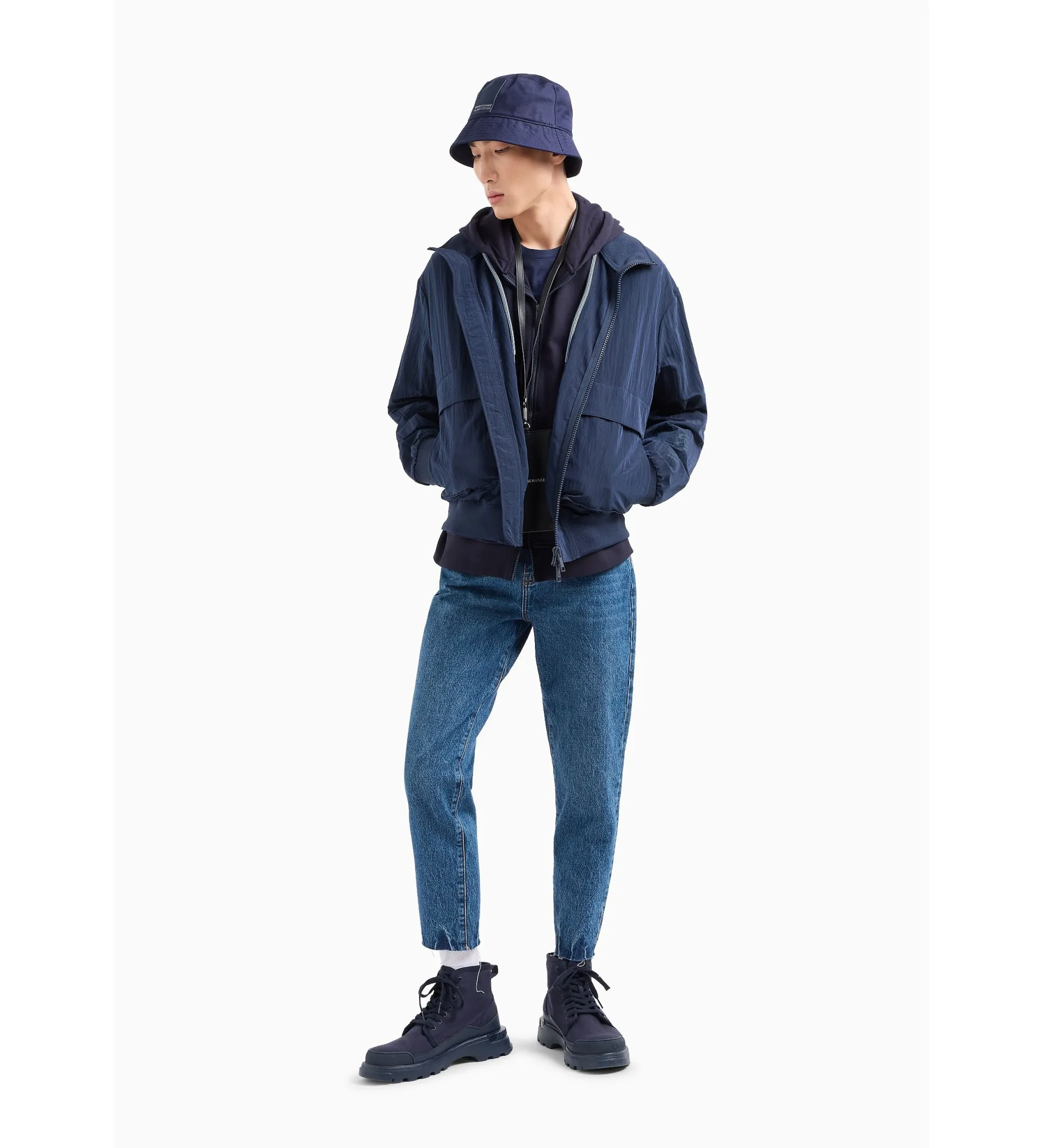 Jeans 5 tasche azul oscuro