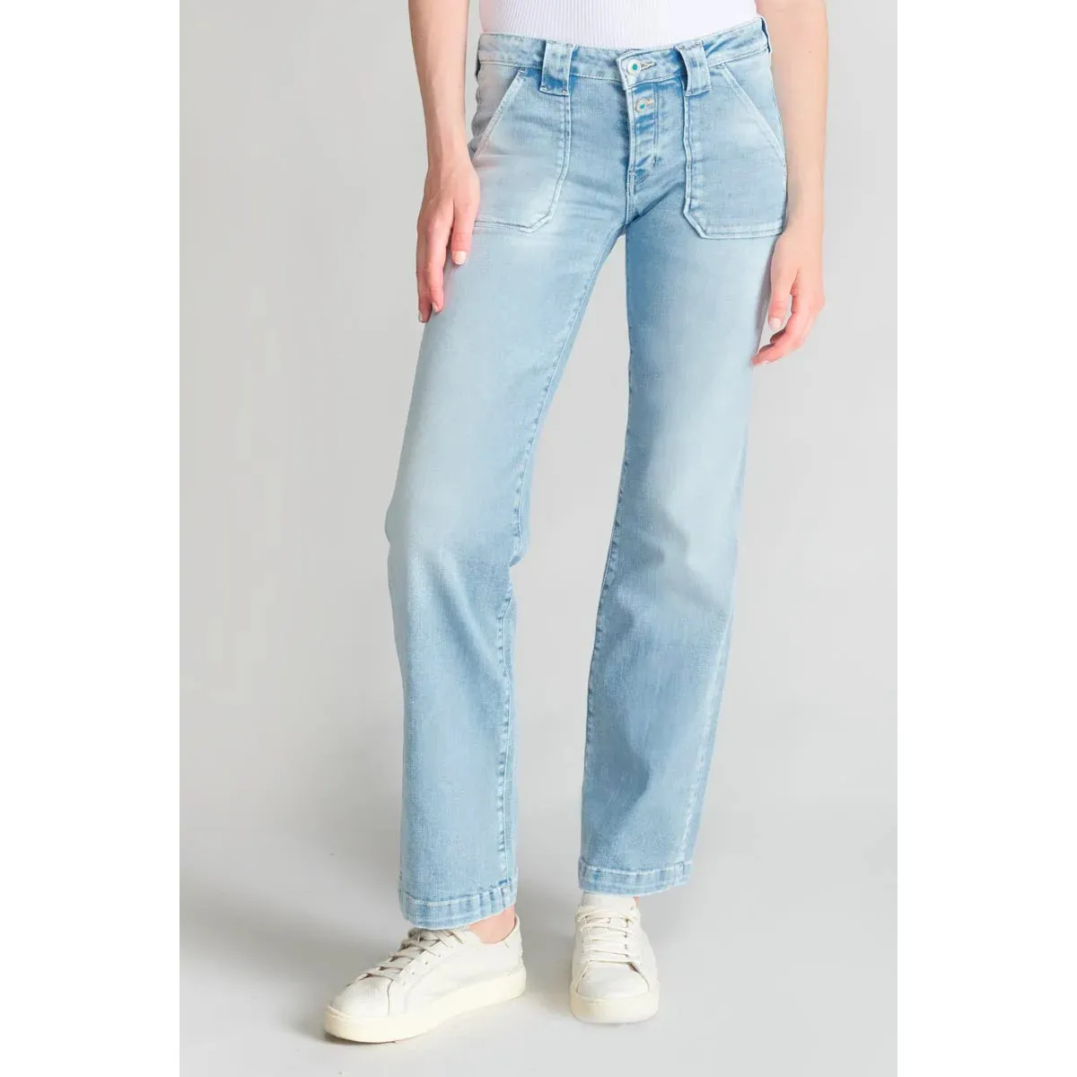 Jeans flare flare, largo 34