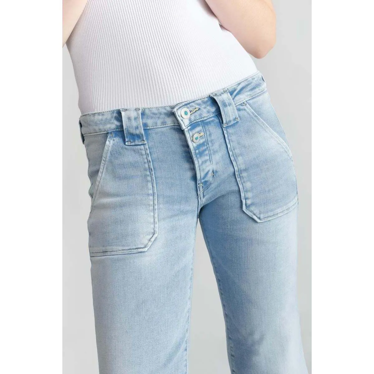 Jeans flare flare, largo 34