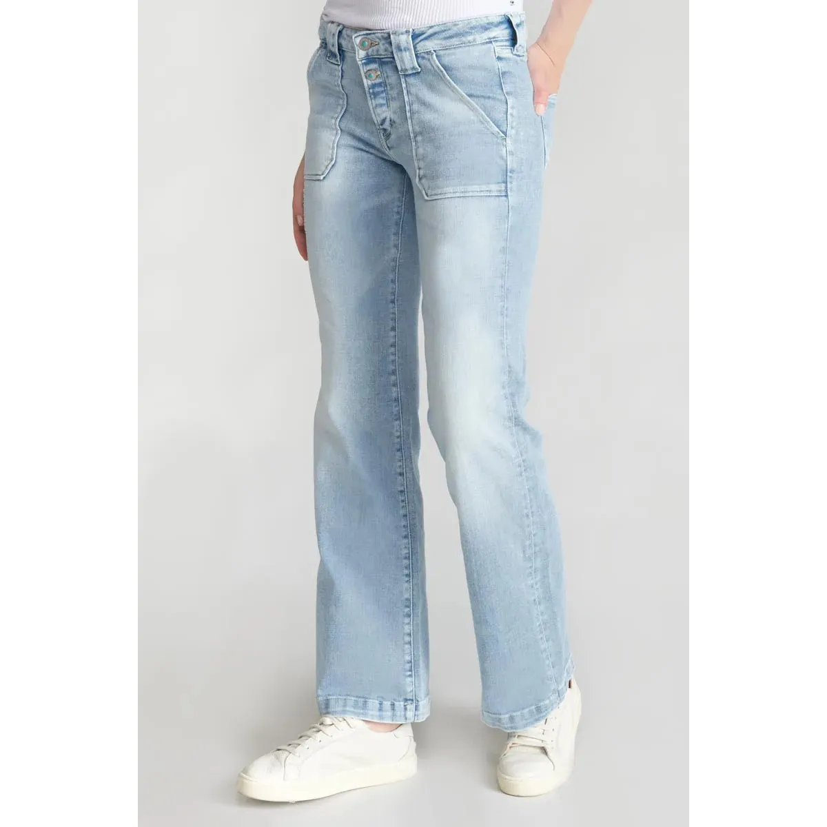 Jeans flare flare, largo 34