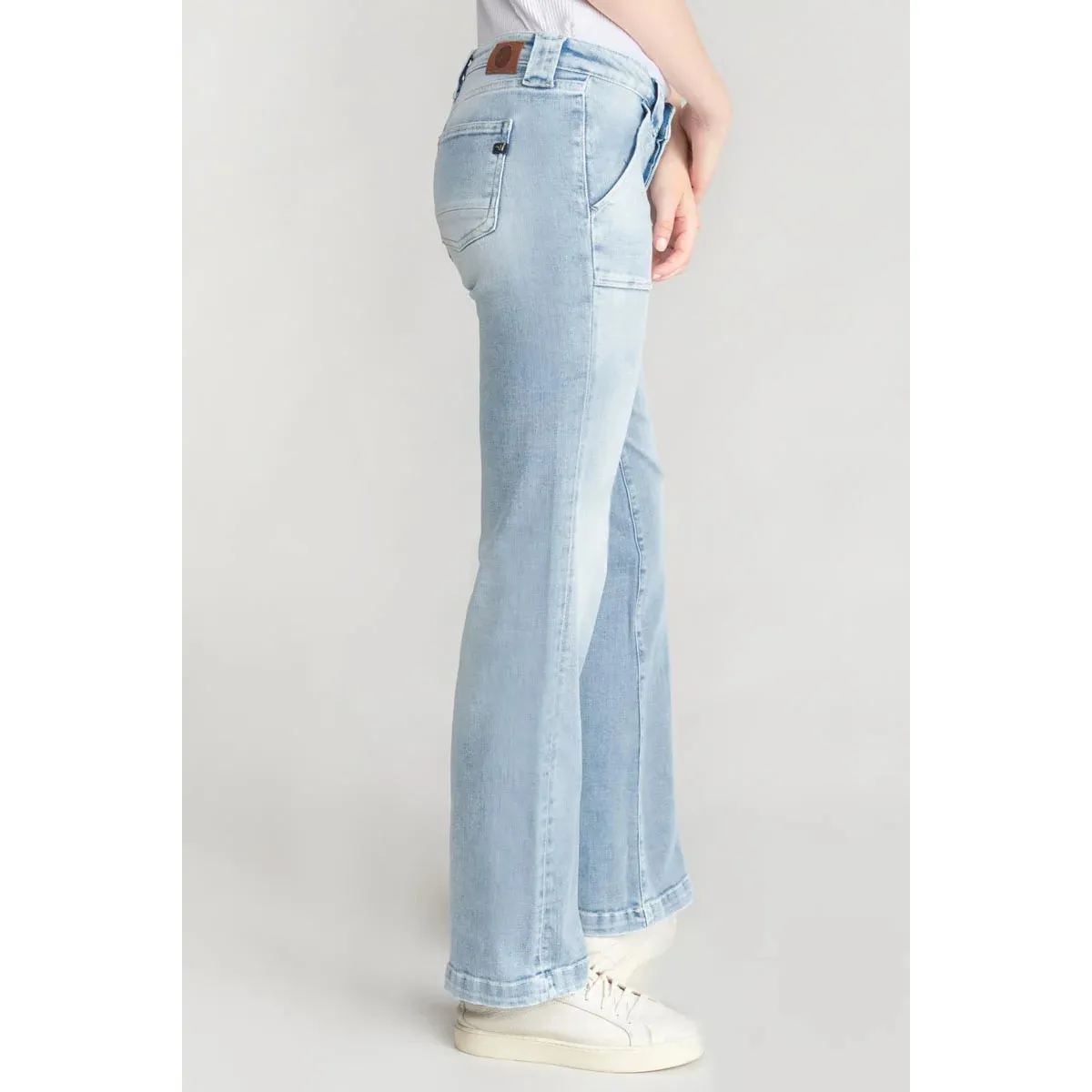 Jeans flare flare, largo 34