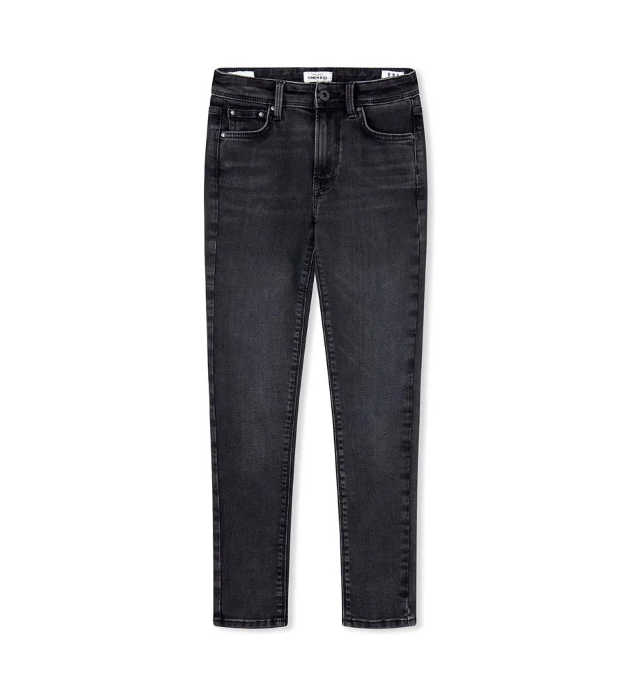 Jeans Pixlette Tiro Alto negro