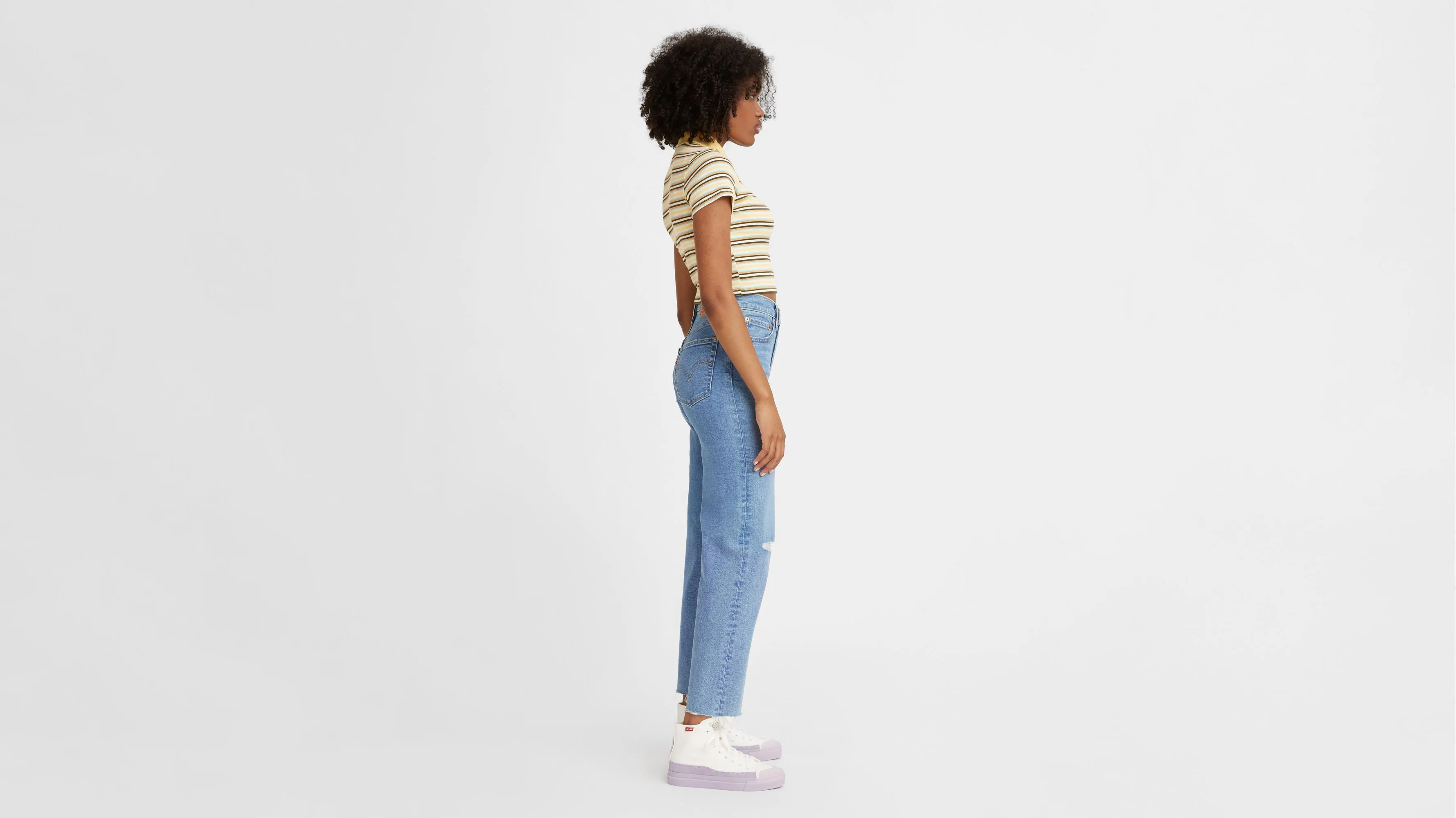 Jeans Rectos Tobilleros Ribcage