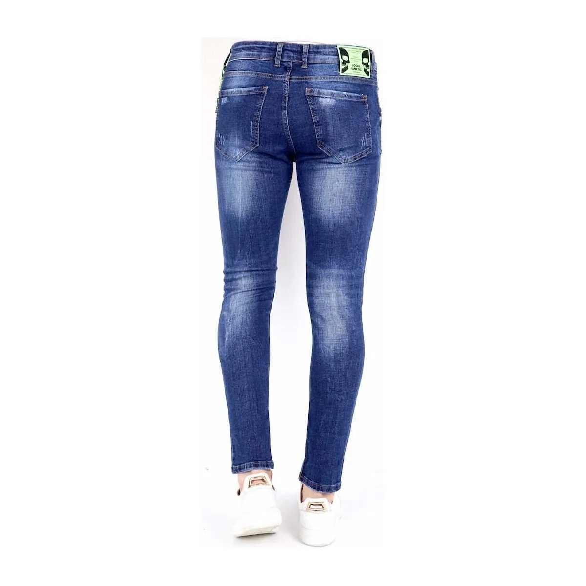 Jeans Slim Salpicaduras Pintura