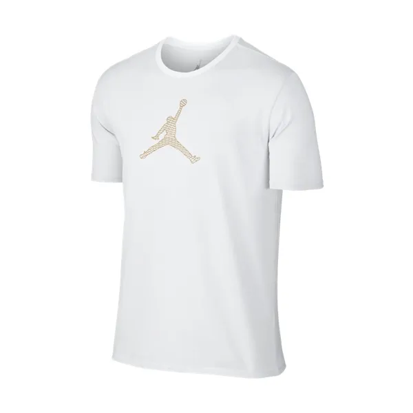Jordan Camiseta Engineered For Flight (100/white/wolf grey/metallic gold)