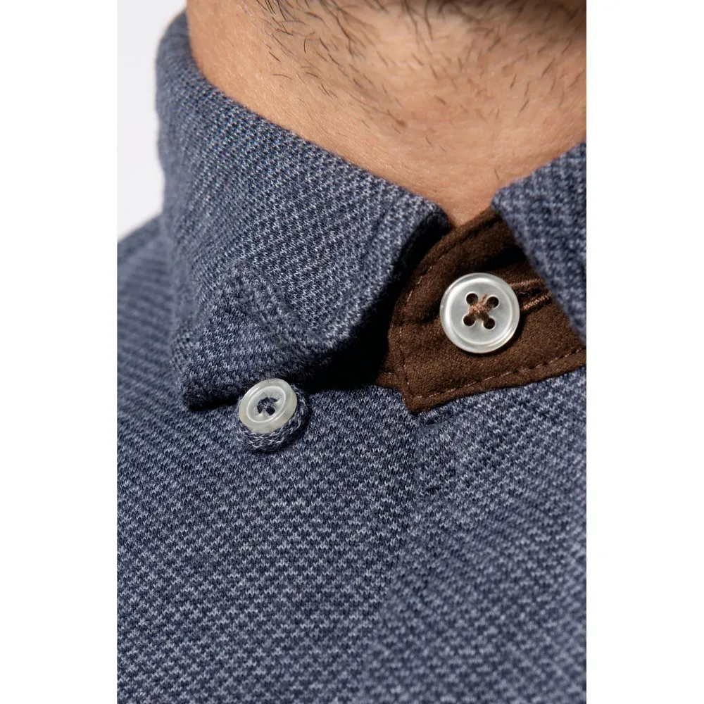 K507 CAMISA JACQUARD MANGA LARGA