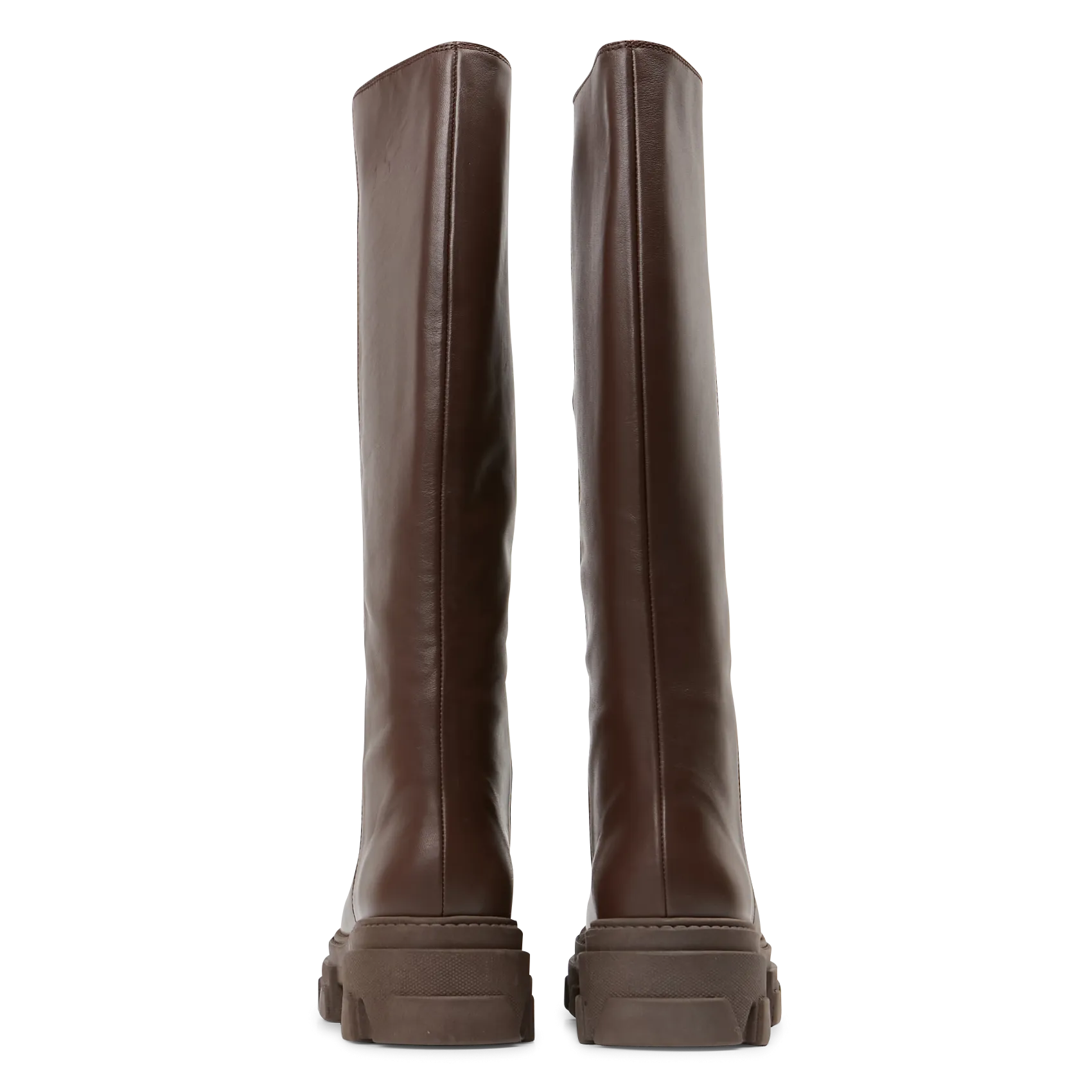 KATIUSKA  BOTAS ALTAS DE PIEL EN MARRON