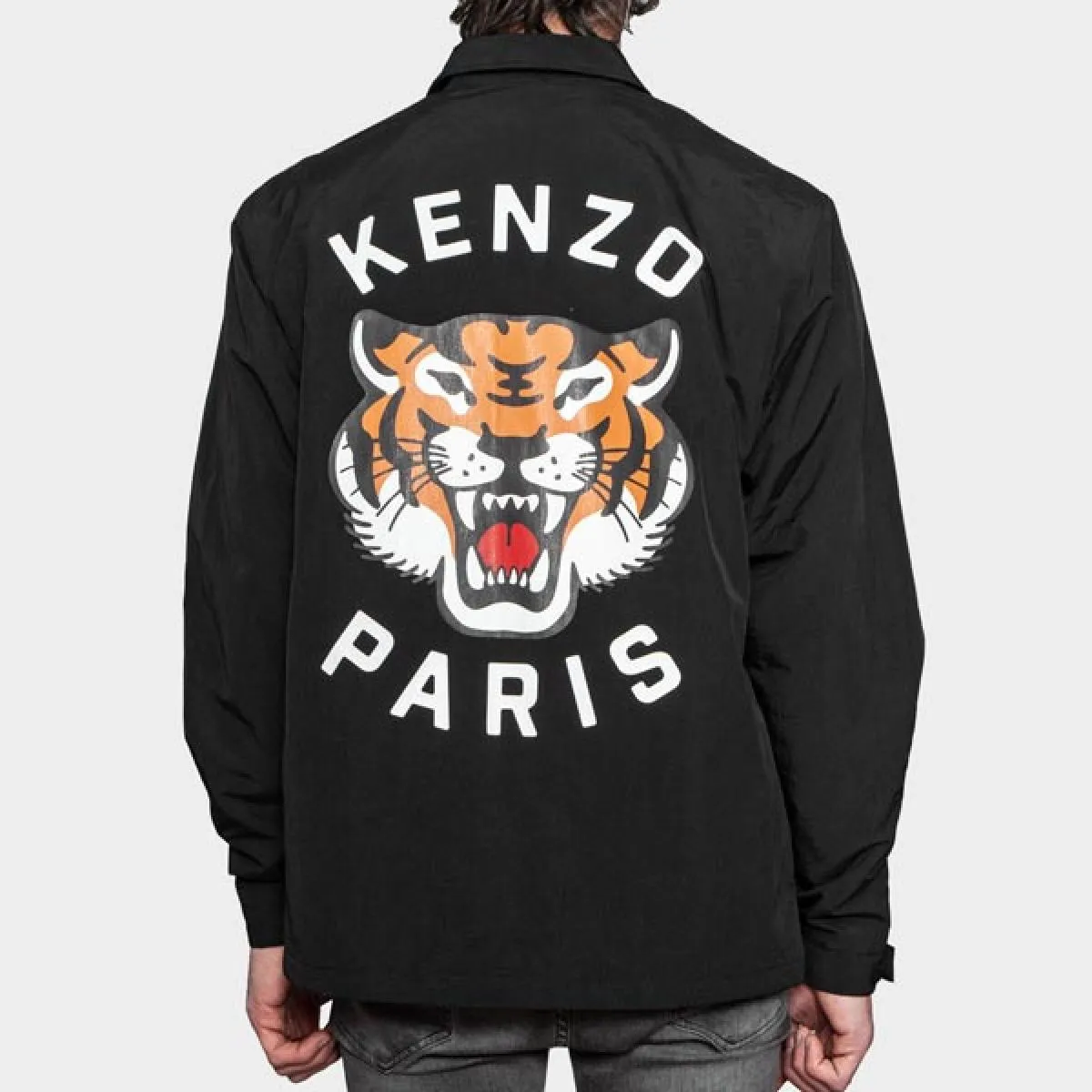 KENZO  SOBRECAMISA LUCKY TIGER NEGRA