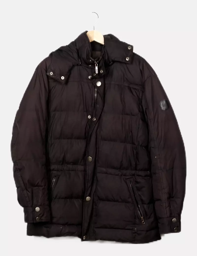 LAB Chaqueta negra acolchada